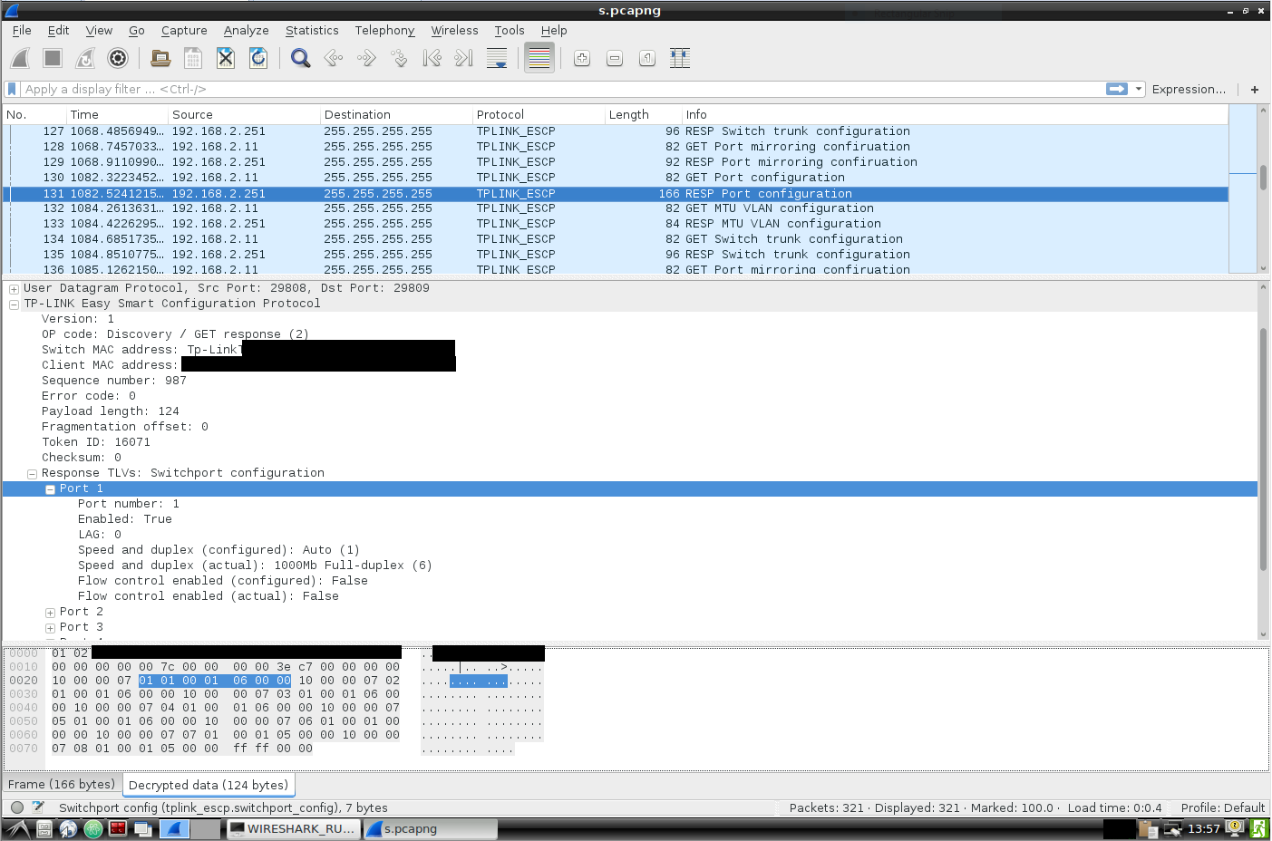 wireshark dissection