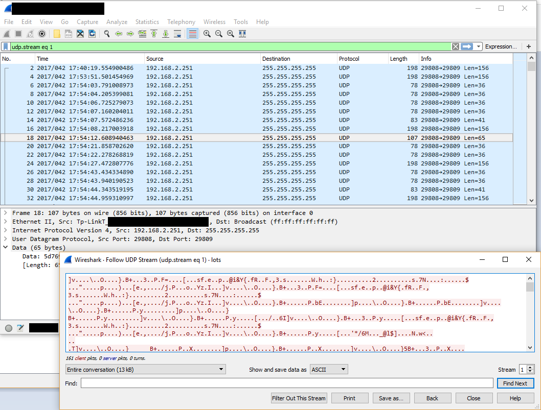 wireshark traffic encrypted